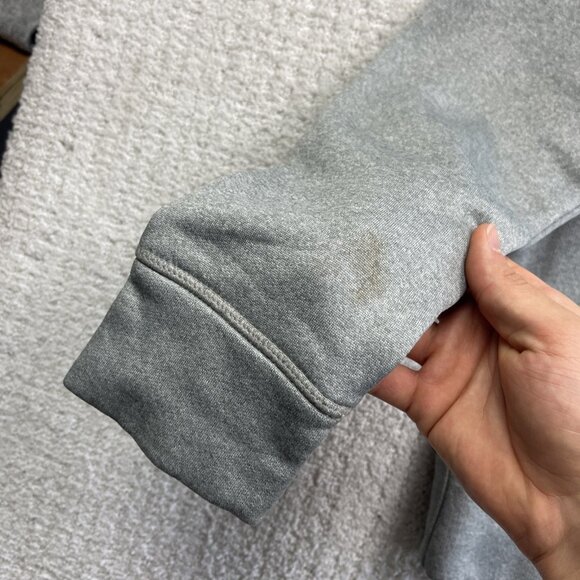 Burton Hoodie Sweatshirt Men's Size Medium Gray Mountain / Sun Rise Doodle Read - Picture 14 of 15